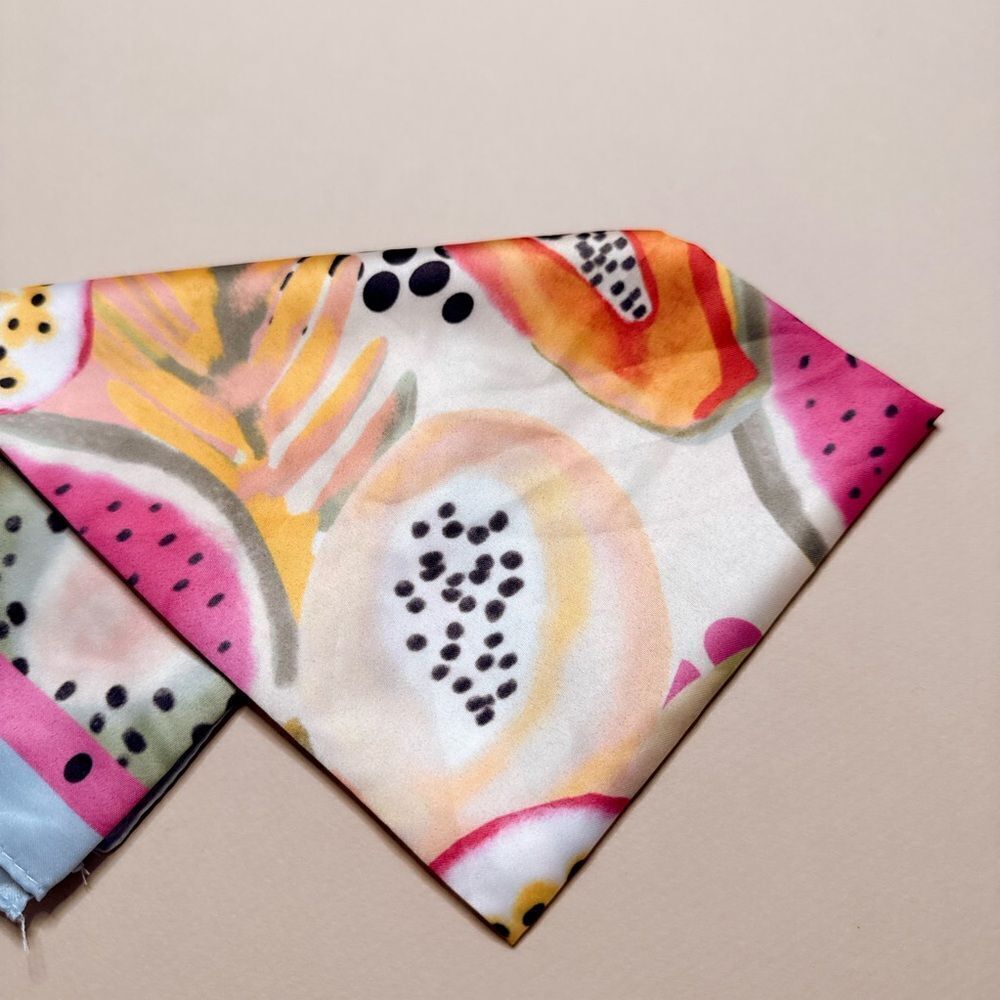 Colorful Fruit Pattern Scarf G34 - Picture 4 of 4